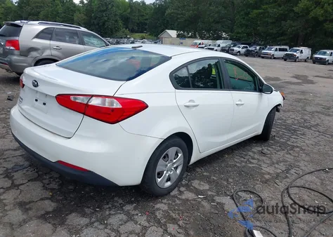 2016 Kia Forte Lx from USA, damaged, VIN KNAFK4A66G5604158